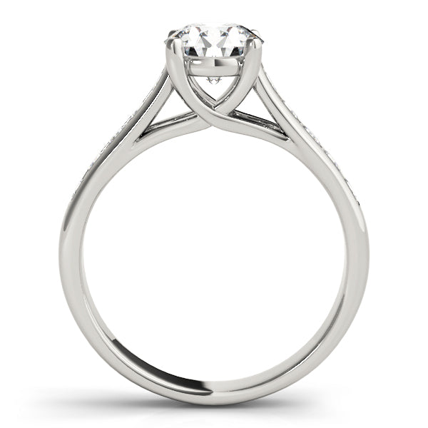 Channel-Set Diamond Engagement Ring (3/8 ct. tw.)