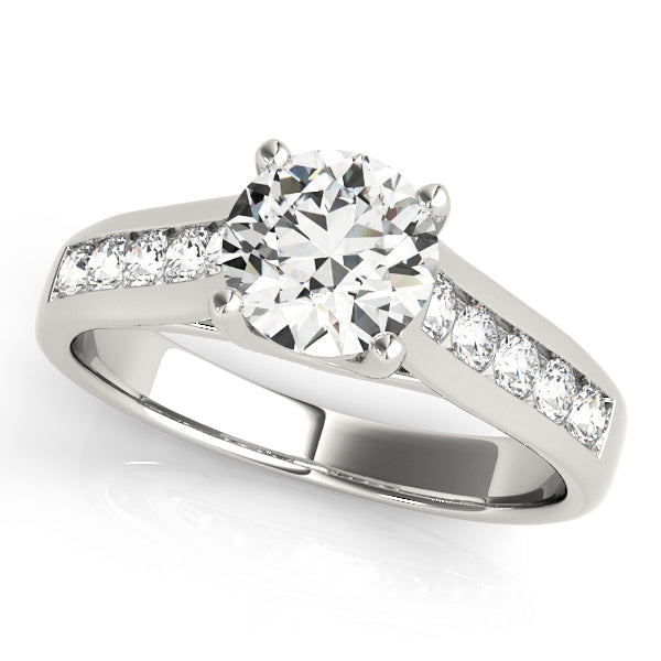 Channel-Set Diamond Engagement Ring (3/8 ct. tw.)