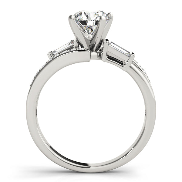 Tapered Baguette Channel-Set Diamond Engagement Ring (1/3 ct. tw.)