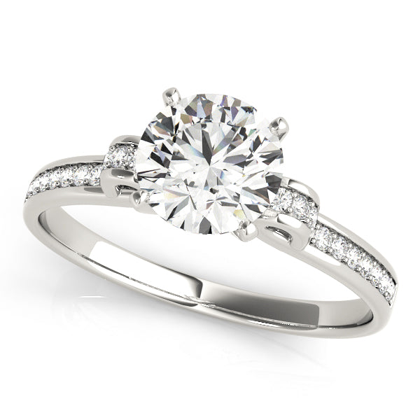 Channel-Set Diamond Engagement Ring (1/10 ct. tw.)