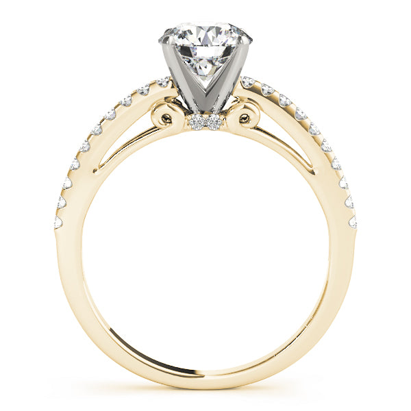 Petite Pavé Diamond Engagement Ring (1/5 ct. tw.)