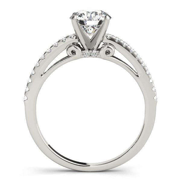 Petite Pavé Diamond Engagement Ring (1/5 ct. tw.)