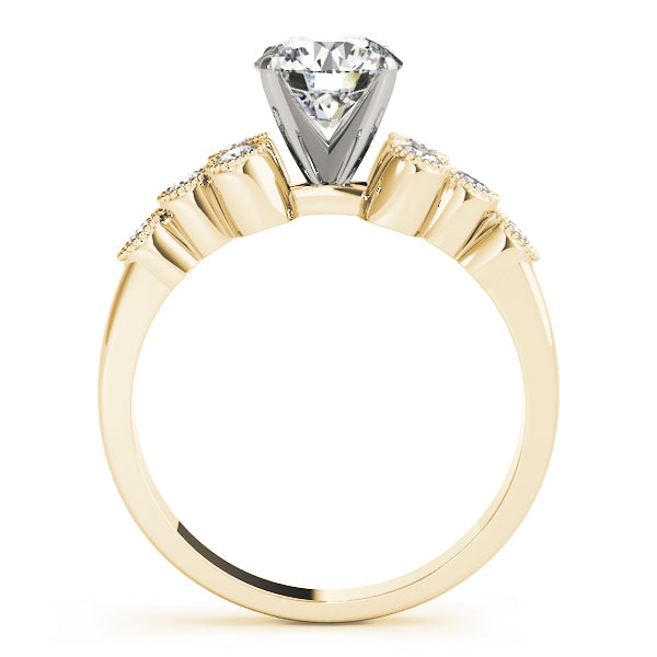 Milgrain Bezel-Set Diamond Engagement Ring (1/3 ct. tw.)