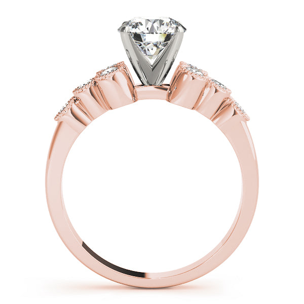 Milgrain Bezel-Set Diamond Engagement Ring (1/3 ct. tw.)