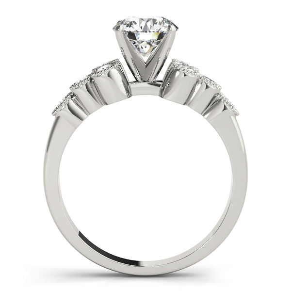 Milgrain Bezel-Set Diamond Engagement Ring (1/3 ct. tw.)