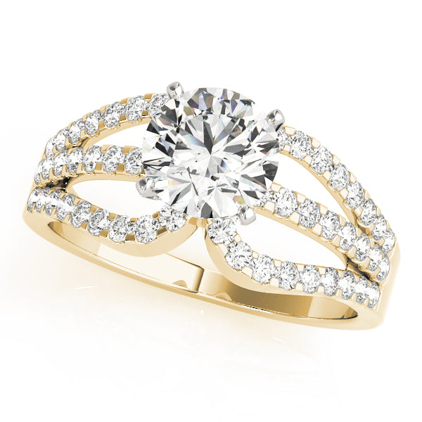 Split Shank Diamond Engagement Ring (1/2 ct. tw.)