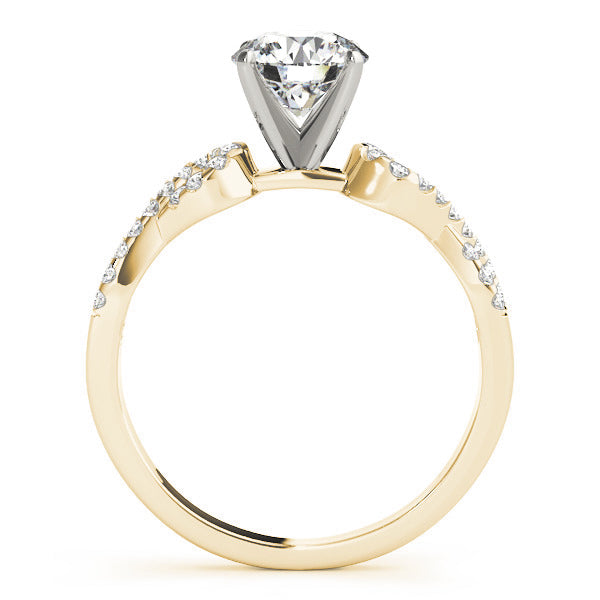Romantic Twist Diamond Engagement Ring (1/6 ct. tw.)