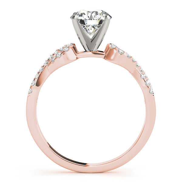 Romantic Twist Diamond Engagement Ring (1/6 ct. tw.)