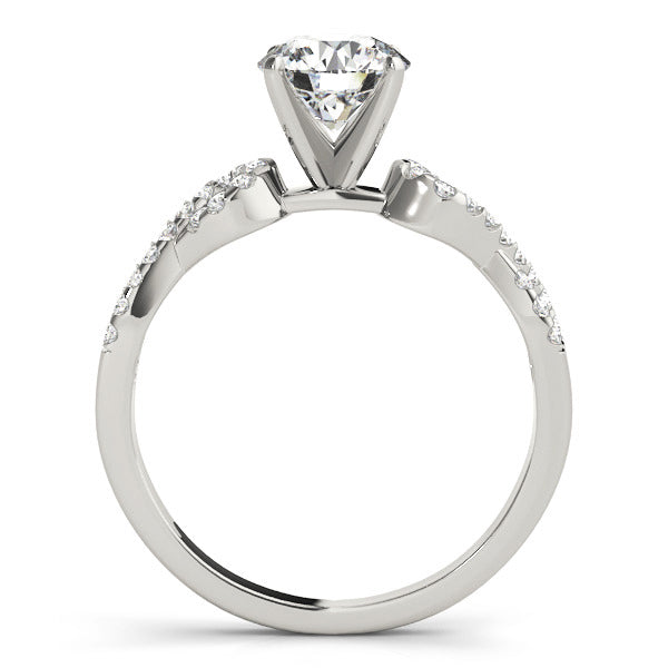 Romantic Twist Diamond Engagement Ring (1/6 ct. tw.)