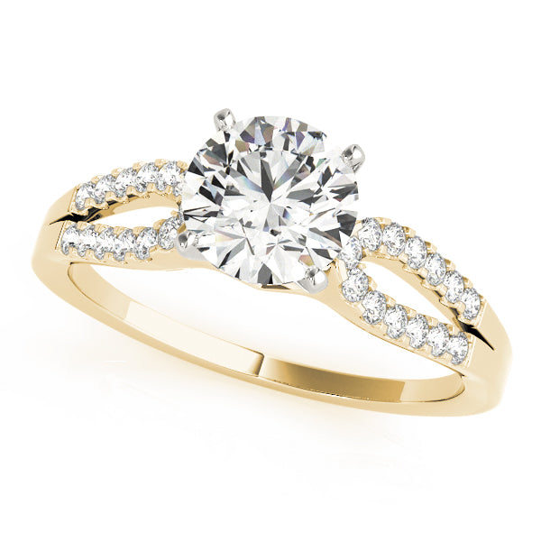 Petite Twist Diamond Engagement Ring (1/5 ct. tw.)