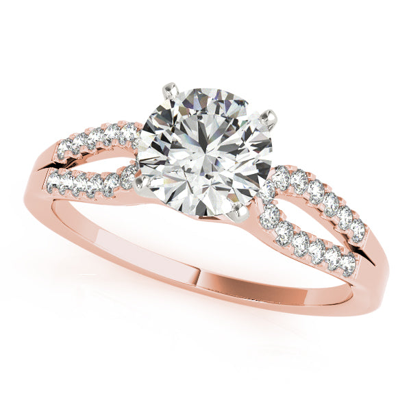 Petite Twist Diamond Engagement Ring (1/5 ct. tw.)