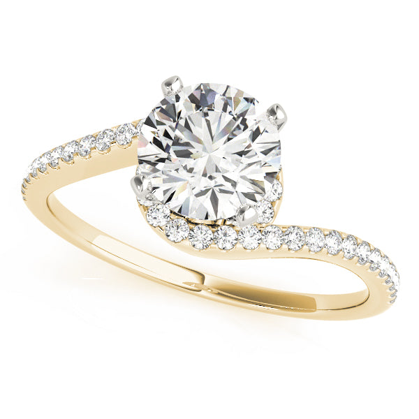 Petite Twist Diamond Engagement Ring (1/5 ct. tw.)