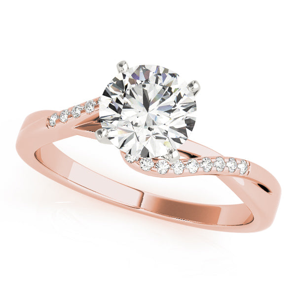 Petite Twist Diamond Engagement Ring (1/10 ct. tw.)