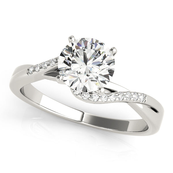 Petite Twist Diamond Engagement Ring (1/10 ct. tw.)
