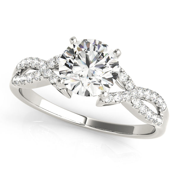 Twist Diamond Engagement Ring (1/6 ct. tw.)