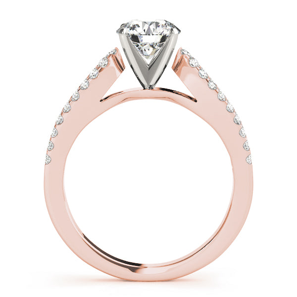 Split Shank Pavé Diamond Engagement Ring (3/8 ct. tw.)