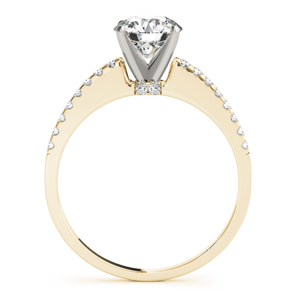 Petite Pavé Diamond Engagement Ring (1/5 ct. tw.)