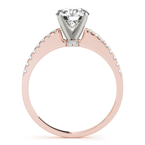 Petite Pavé Diamond Engagement Ring (1/5 ct. tw.)