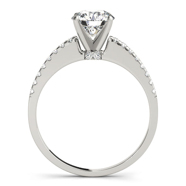 Petite Pavé Diamond Engagement Ring (1/5 ct. tw.)