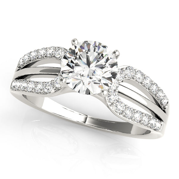 Twist Diamond Engagement Ring (1/6 ct. tw.)
