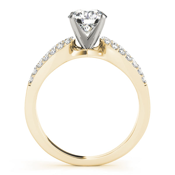 Twist Diamond Engagement Ring (1/6 ct. tw.)
