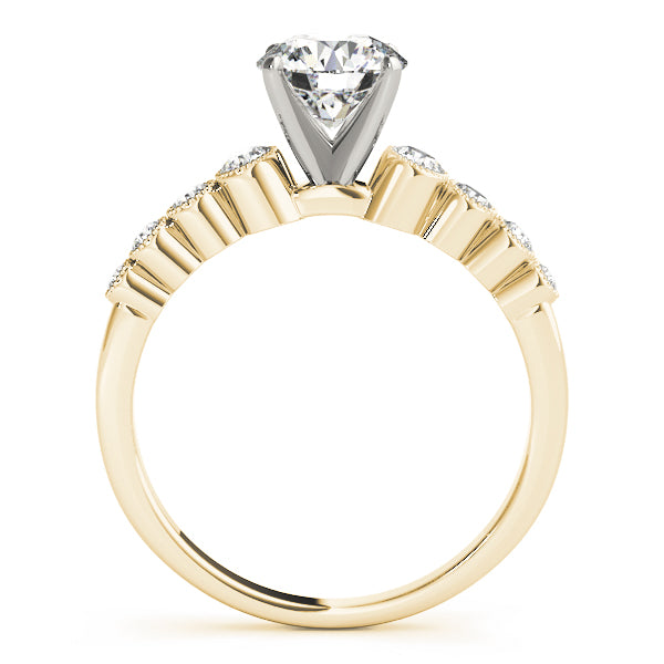Graduated Bezel-Set Diamond Engagement Ring (1/4 ct. tw.)