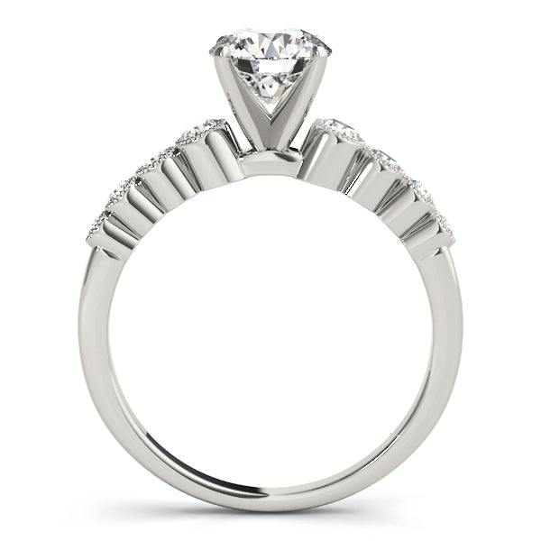 Graduated Bezel-Set Diamond Engagement Ring (1/4 ct. tw.)