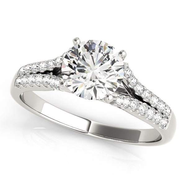 Split Shank Pavé Diamond Engagement Ring (1/5 ct. tw.)