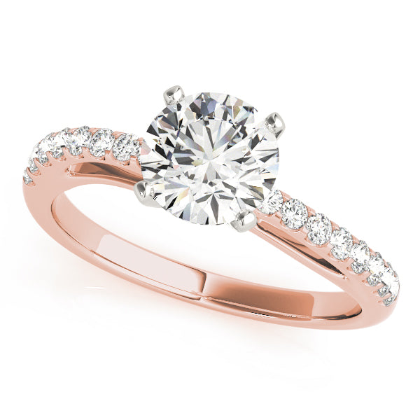 Petite Pavé Diamond Engagement Ring (1/4 ct. tw.)