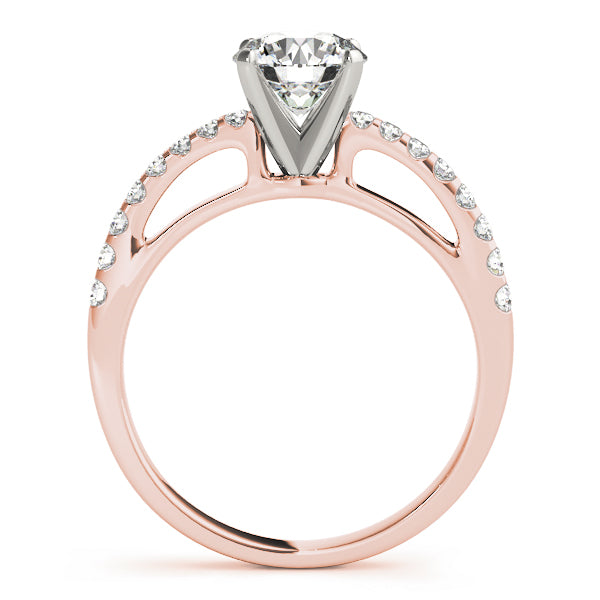 Petite Pavé Diamond Engagement Ring (1/4 ct. tw.)
