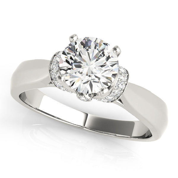 Pavé Diamond Engagement Ring (1/8 ct. tw.)