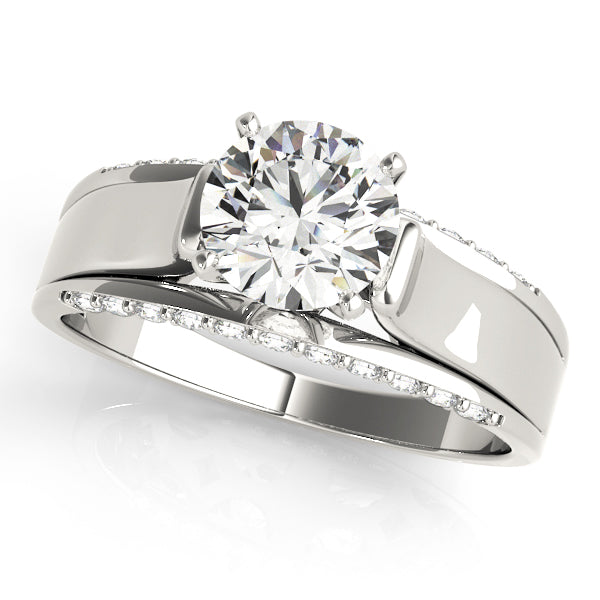Channel-Set Diamond Engagement Ring (1/5 ct. tw.)