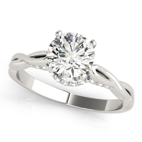 Petite Twist Diamond Engagement Ring (1/10 ct. tw.)