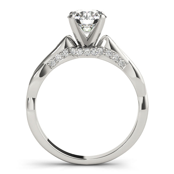 Petite Twist Diamond Engagement Ring (1/10 ct. tw.)