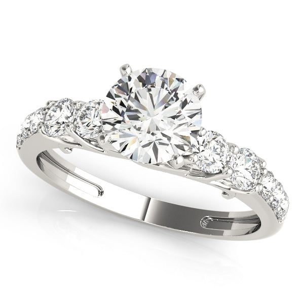 Graduated Diamond Engagement Ring (5/8 ct. tw.)