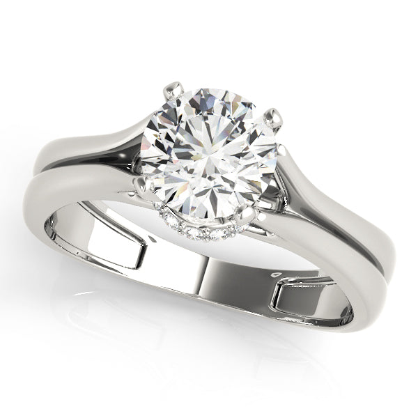 Split Shank Diamond Engagement Ring (1/20 ct. tw.)