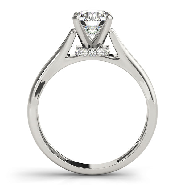 Split Shank Diamond Engagement Ring (1/20 ct. tw.)