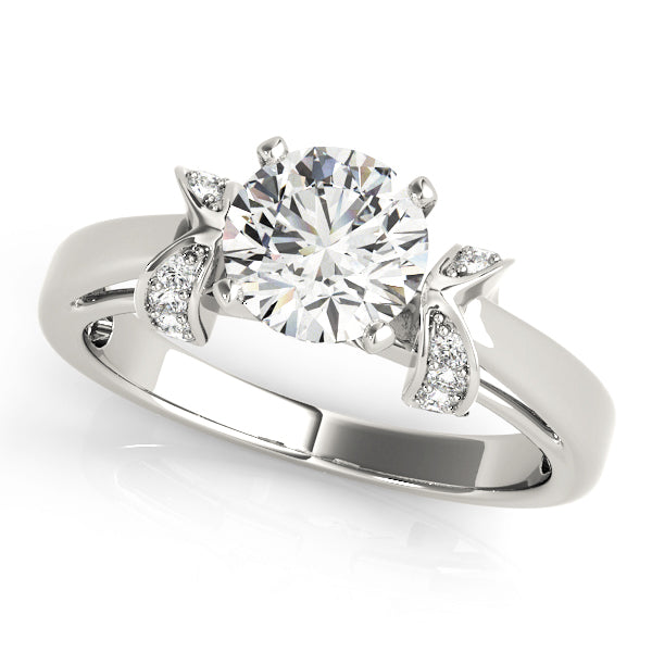 Twist Diamond Engagement Ring (1/15 ct. tw.)