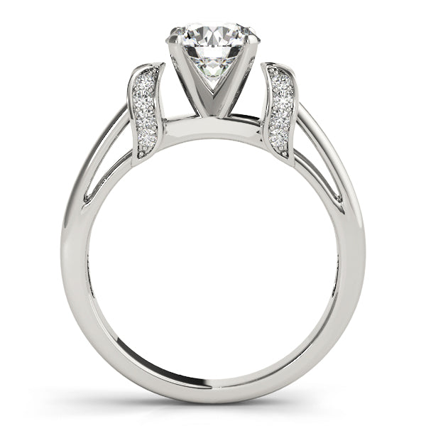 Twist Diamond Engagement Ring (1/15 ct. tw.)