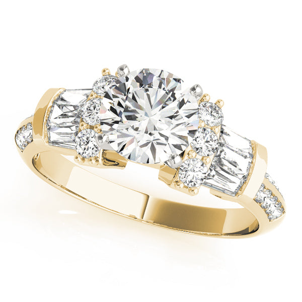 Tapered Baguette Diamond Engagement Ring (3/4 ct. tw.)