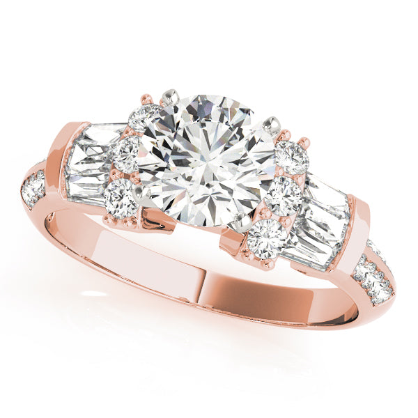Tapered Baguette Diamond Engagement Ring (3/4 ct. tw.)