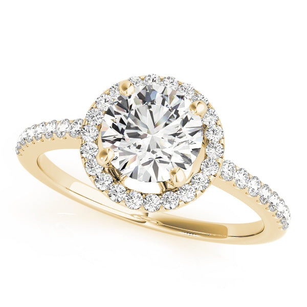 Halo Pavé Diamond Engagement Ring (1/3 ct. tw.)