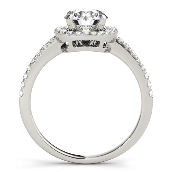 Halo Pavé Diamond Engagement Ring (1/3 ct. tw.)