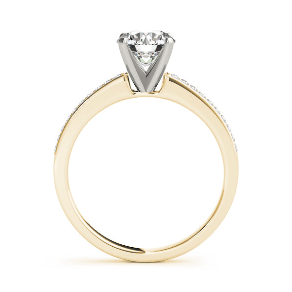 Petite Pavé Diamond Engagement Ring (1/10 ct. tw.)
