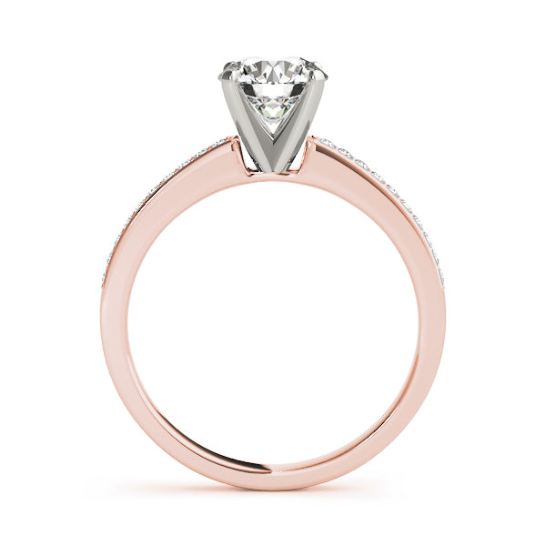 Petite Pavé Diamond Engagement Ring (1/10 ct. tw.)