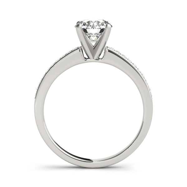 Petite Pavé Diamond Engagement Ring (1/10 ct. tw.)