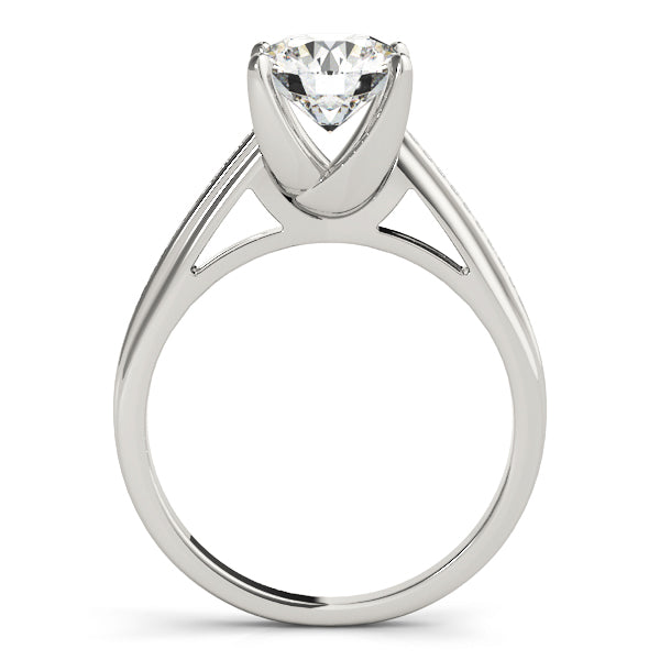 Petite Pavé Diamond Engagement Ring (1/15 ct. tw.)
