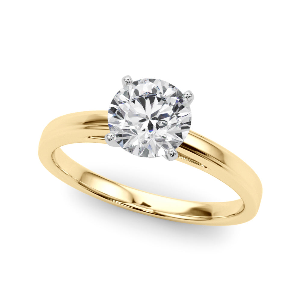 Classic Simple Solitaire Diamond Engagement Ring