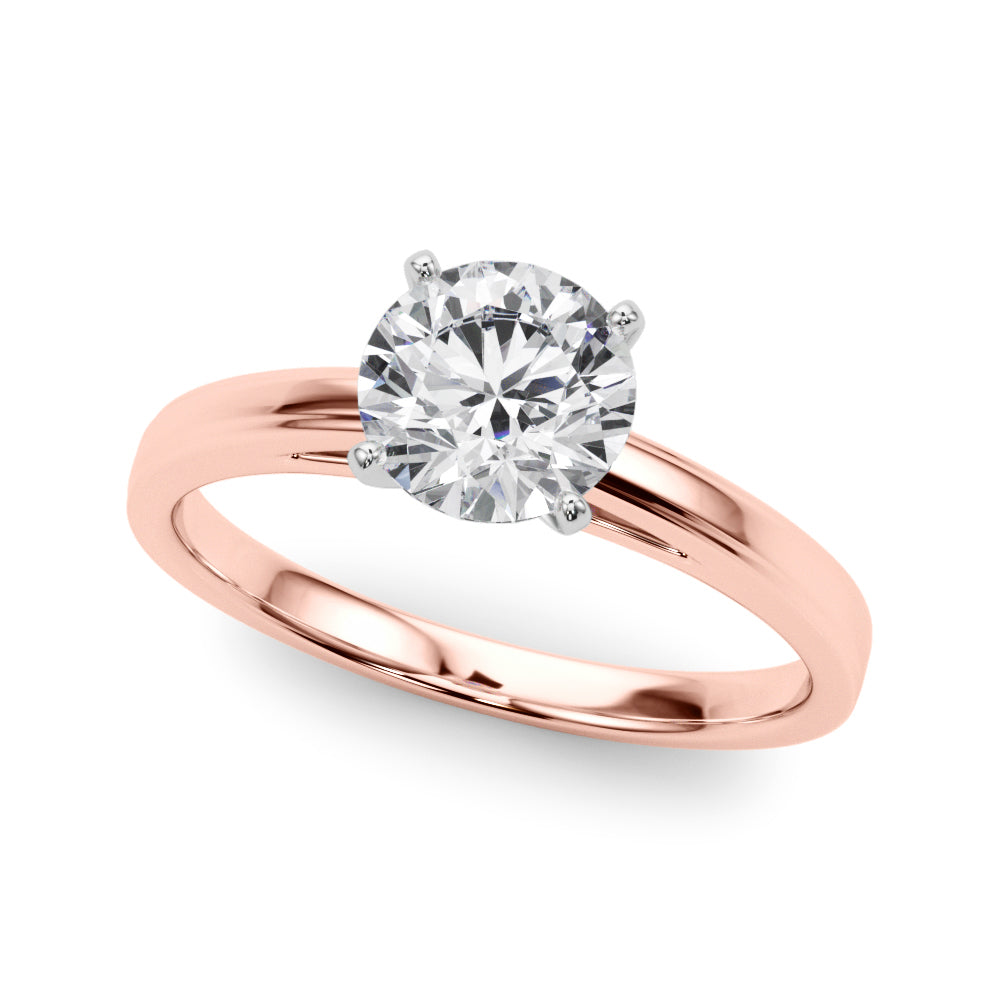 Classic Simple Solitaire Diamond Engagement Ring
