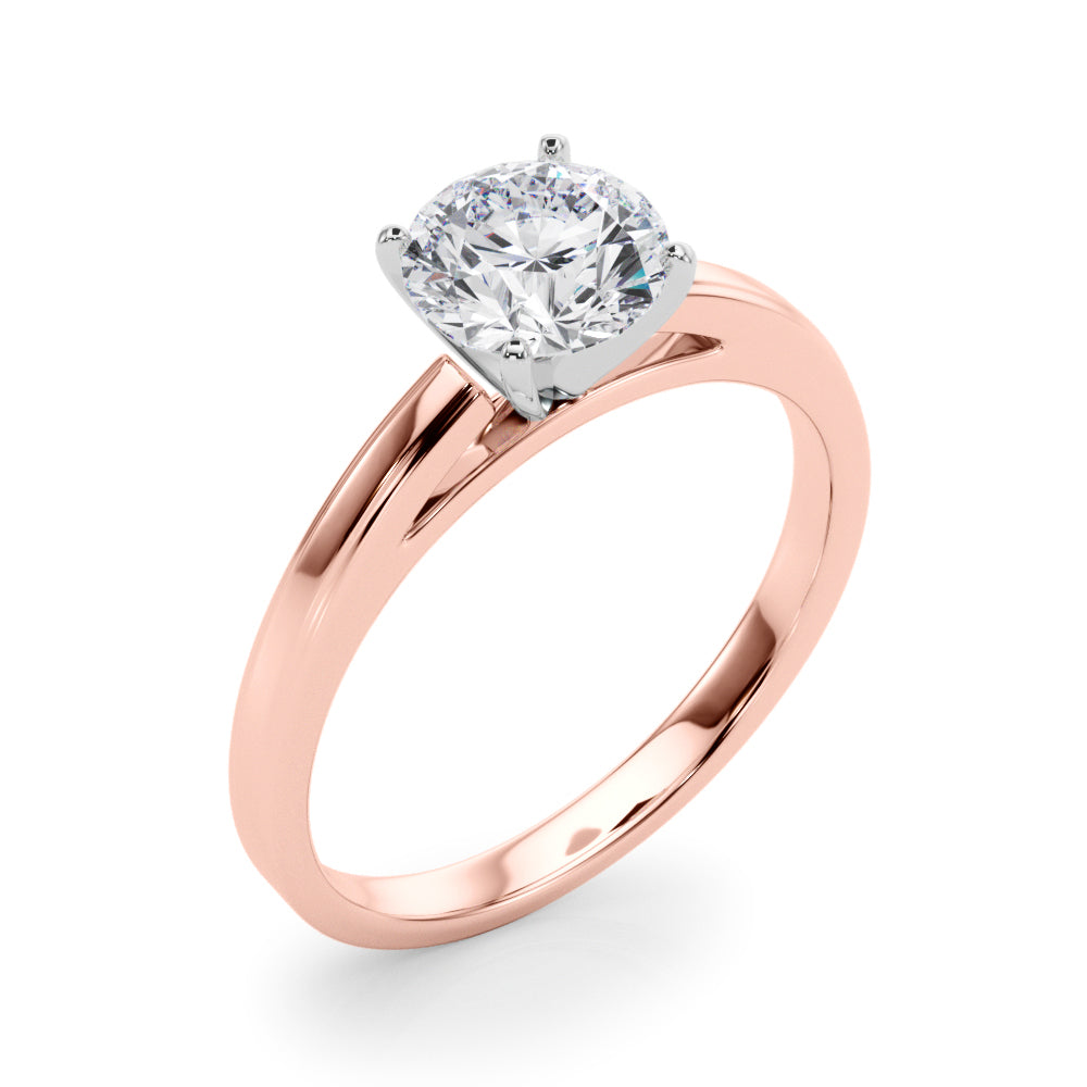 Classic Simple Solitaire Diamond Engagement Ring